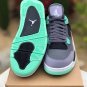 Air  4 Retro Green Glow Grey Black