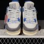 Air  4 Retro Grey Royal Blue White