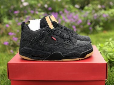 Air  4 Retro Levi's Black