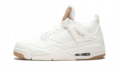 Air  4 Retro Levi's White