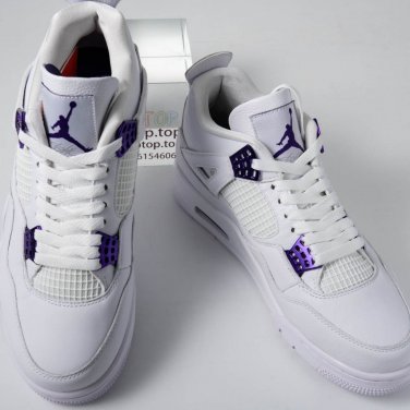 Air  4 Retro Metallic Purple
