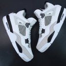 Air  4 Retro Military Black White Neutral Grey