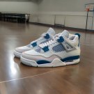 Air  4 retro Military Blue  Off WhiteMilitary Blue-Neutral Grey