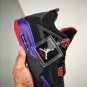 Air  4 Retro NRG Raptors - Drake Signature 2019 Black Purple Suede