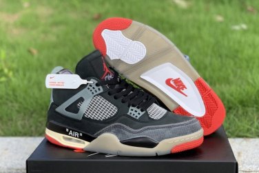 Air  4 Retro Off White Bred