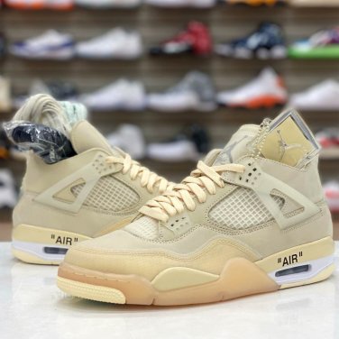 Air  4 Retro Off-White x Sail CV9388-100