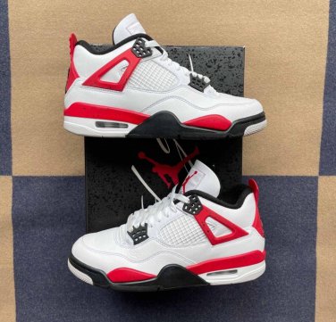 Air  4 Retro OG Red Cement Black DH6927-161 VNDS WORN 2