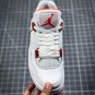 Air  4 Retro Orange Metallic White