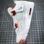 Air  4 Retro Orange Metallic White