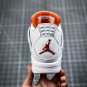 Air  4 Retro Orange Metallic White