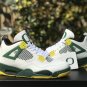 Air  4 Retro Oregon Duckman PE White Green Yellow