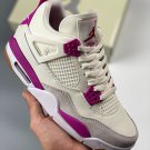 Air  4 Retro SB White Purple