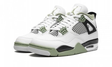 Air  4 RETRO Seafoam  Oil Green