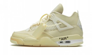 Air  4 Retro SP x Off-White - Sail