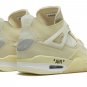 Air  4 Retro SP x Off-White - Sail