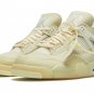 Air  4 Retro SP x Off-White - Sail