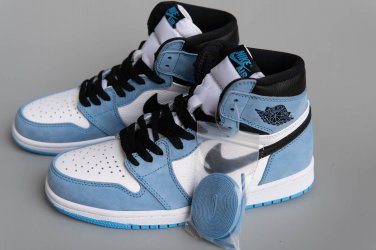 1 Retro High White University Blue Black