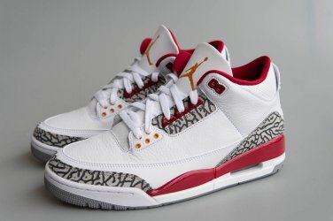 3 Retro Cardinal Red