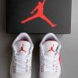 3 Retro Free Throw Line White Cement
