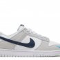 Dunk Low Mini Swoosh Football Grey Midnight Navy