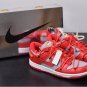 Dunk Low Off-White University Red(2)