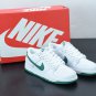 Dunk Low White Green Noise