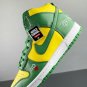 SB Dunk High Supreme By Any Means Brazil Green Yellow