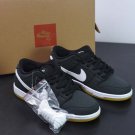 SB Dunk Low Orange Label Black White Gum