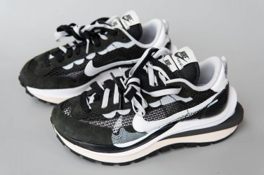 Vaporwaffle sacai Black White