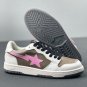 A Bathing Ape Bape Sta Low White Brown Pink