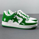 A Bathing Ape Bape Sta Low White Green(2)