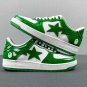 A Bathing Ape Bape Sta Low White Green(2)