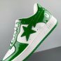A Bathing Ape Bape Sta Low White Green(2)