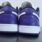Air  1 Low Court Purple Black