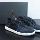 Air  1 Low Snakeskin Black White Midnight Navy FJ5478-010