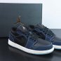 Air  1 Low Snakeskin Black White Midnight Navy FJ5478-010