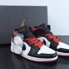 Air  1 Mid Gym Red Black Toe