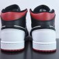 Air  1 Mid Gym Red Black Toe