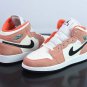 Air  1 Mid SE Orange Suede