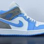 Air  1 Mid University Blue Grey
