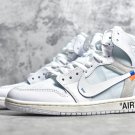 Air  1 Retro High Off-White White Sneakers(1)