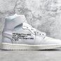 Air  1 Retro High Off-White White Sneakers(1)