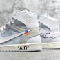 Air  1 Retro High Off-White White Sneakers(1)