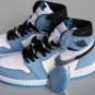Air  1 Retro High White University Blue Black