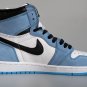 Air  1 Retro High White University Blue Black
