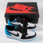 Air  1 Retro Low OG Black Dark Powder Blue