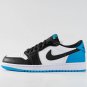 Air  1 Retro Low OG Black Dark Powder Blue
