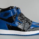 Air  1 Royal Blue Black Patent