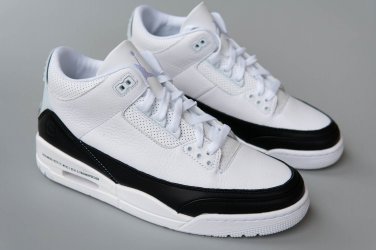 Air  3 Retro Fragment White Black