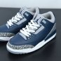 Air  3 Retro Georgetown Midnight Navy Cement Grey
